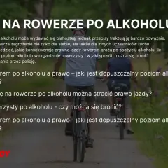 Czy można stracić prawo jazdy na rowerze po alkoholu? Dowiedz się, jakie są konsekwencje prawne i dopuszczalny poziom alkoholu dla rowerzystów.