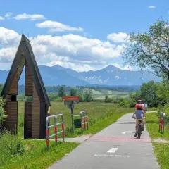 Trasa rowerowa Nowy Targ Trstena - łatwa i rodzinna przygoda na rowerze