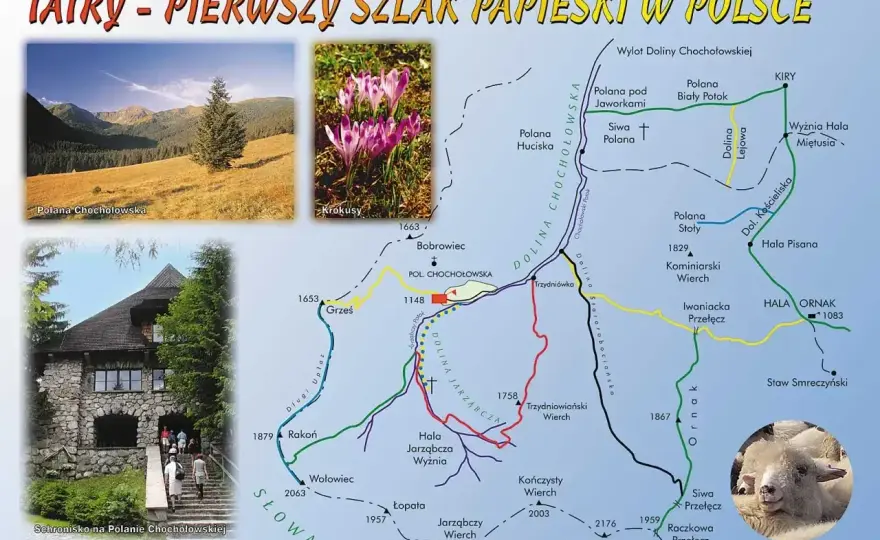 Papieski szlak w Tatrach - Spokojna trasa z historią