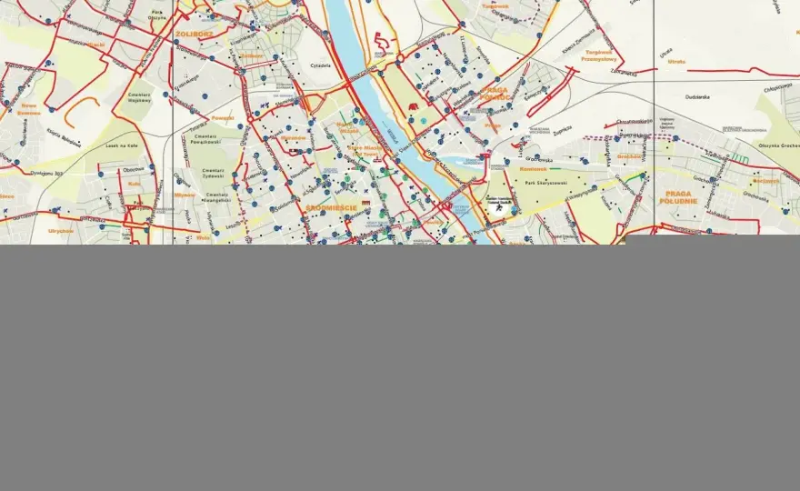 Aplikacje rowerowe Warszawa - Jaka trasa, by jechać z głową?