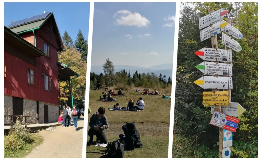 Leskowiec - Beskid Mały - Trasy, widoki, rower i schronisko